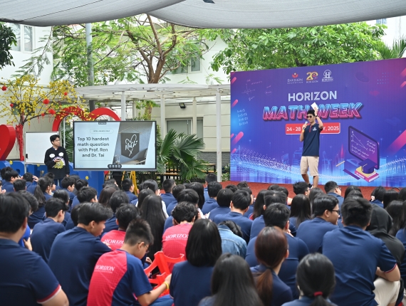 Khám phá thế giới toán học thú vị trong Tuần lễ Toán học tại Trường Song ngữ Quốc tế Horizon